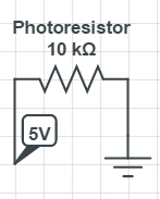 With Only PhotoResistor.
