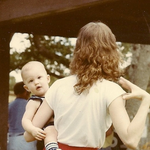 Photo of Joe Conway, CEO and founder of Stable Kernel, with his mom.